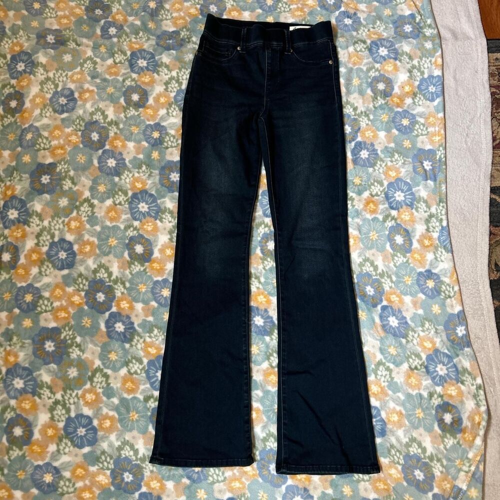 Cosmic Blue Love Dark wash bootcut jeggings jeans women's 27"